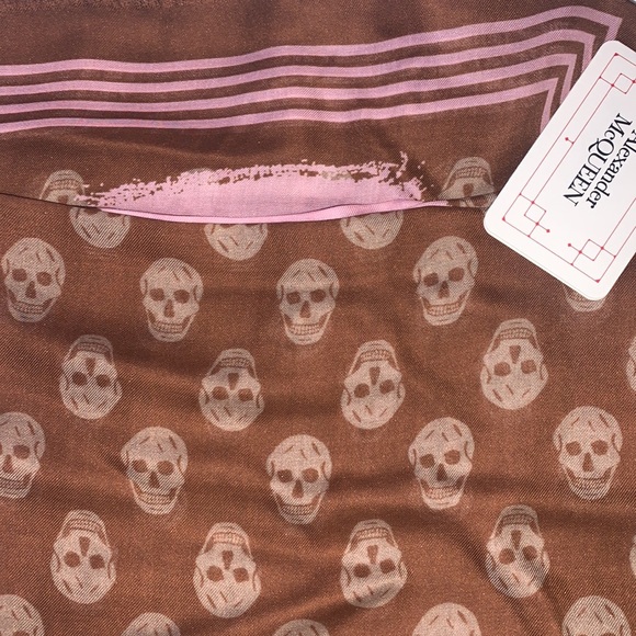 Alexander McQueen Graffiti Biker Scarf - Picture 5 of 10